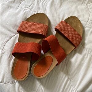 Nine West Women's Orange Sandals